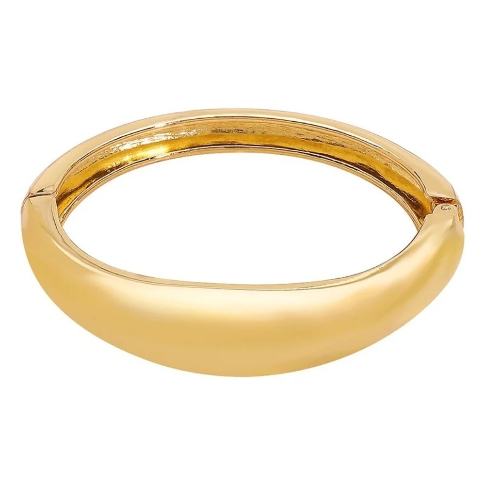 GOLD CHUNKY BANGLE BRACELET (7405)